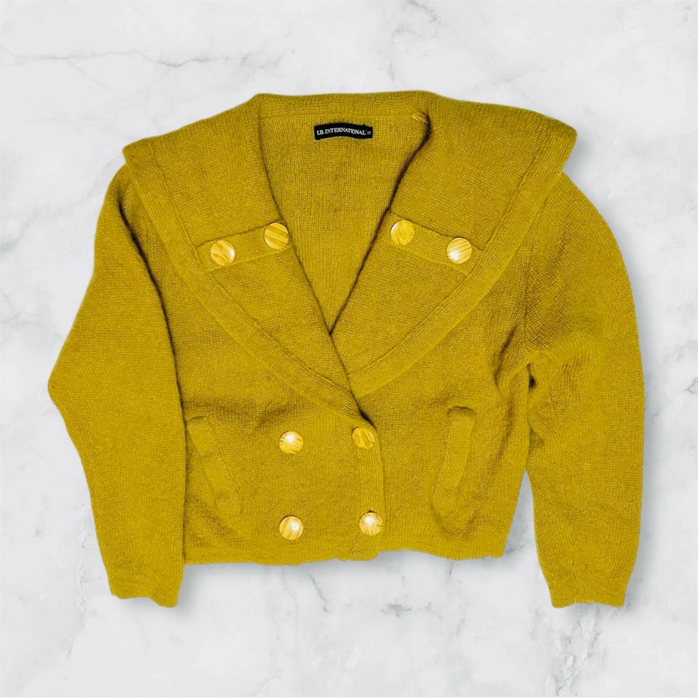 Vintage Mohair Gold Sweater